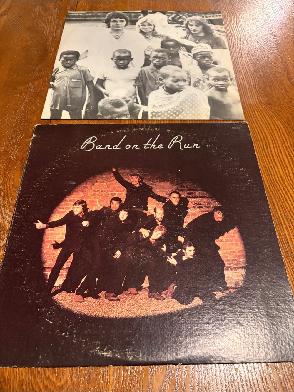 Paul McCartney “Band on the Run" Record Vinyl aBlack & Brown Cover